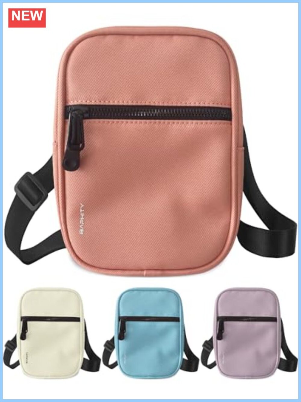 Crossbody Sling Bag Belt Bag Fanny Pack Water Resistant Adjustable Strap